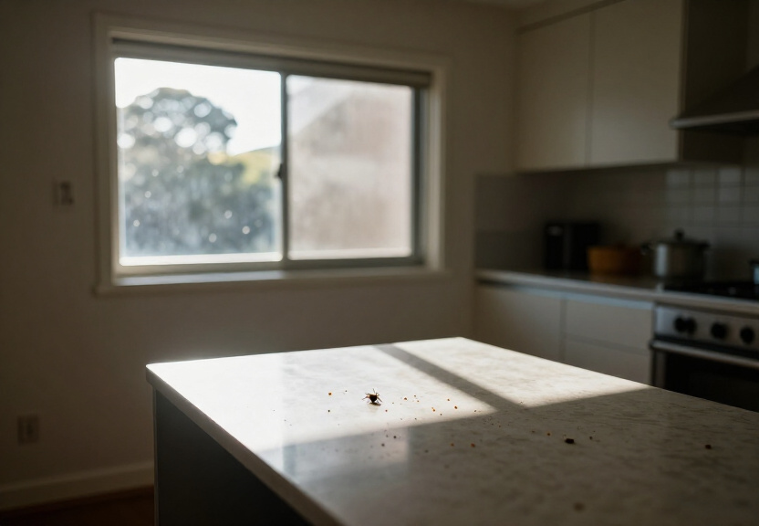 Rodent droppings in a Grays Point roof space before pest control